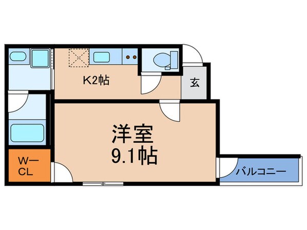 フジパレス北加賀屋駅北Ⅱ番館の物件間取画像